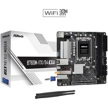 ASRock B760M-ITX/D4 WIFI / Intel B760 / LGA1700