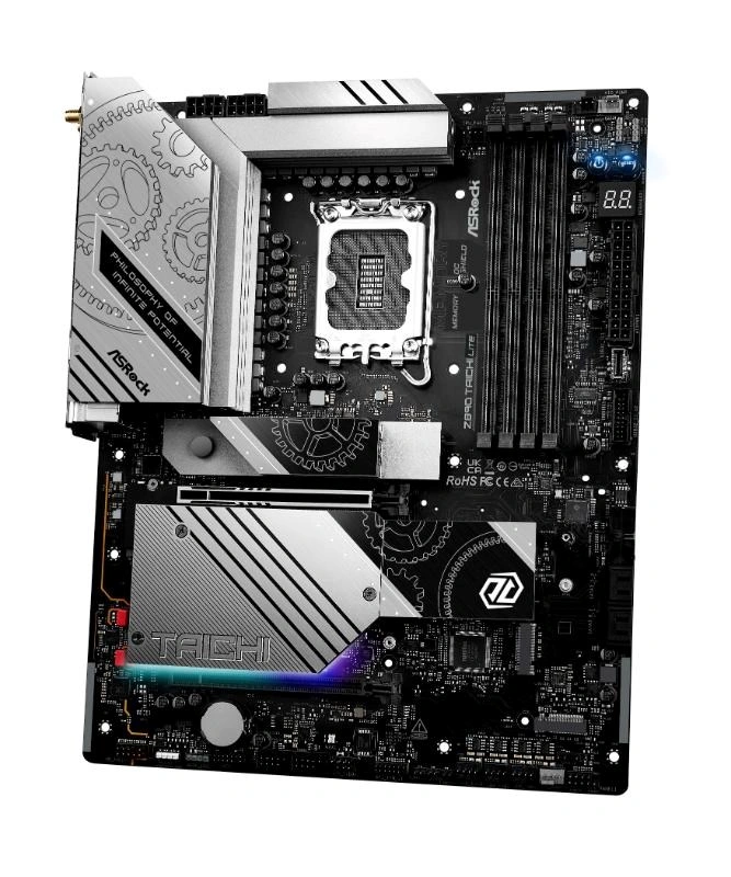 ASRock MB Sc LGA1851 Z890 TAICHI LITE, Intel Z890, 4xDDR5, 1xHDMI, 2xThunderbolt, WI-FI