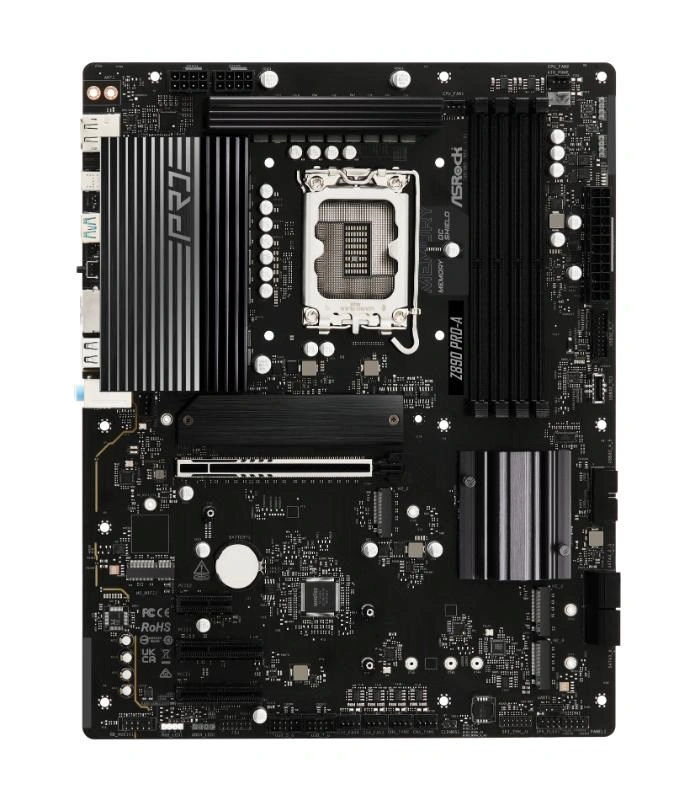 ASRock Z890 Pro-A / Intel Z890 / LGA1851 / 4x DDR5 / 4x M.2 / HDMI / DP / Thunderbolt 4 / USB-C / AT