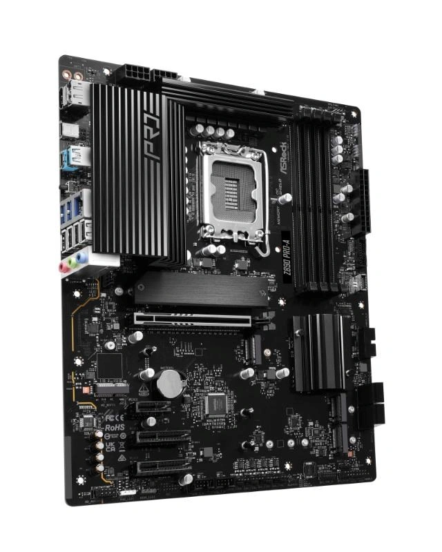 ASRock Z890 Pro-A / Intel Z890 / LGA1851 / 4x DDR5 / 4x M.2 / HDMI / DP / Thunderbolt 4 / USB-C / AT