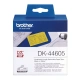 Brother - DK44605 (papírová role žlutá 62mm x 30,48m) - snadno odstranitelná