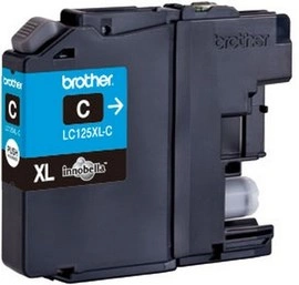 BROTHER INK LC-125XLC, azurový inkoust - DCP-J4110DW,MFC-J4410DW,MFC-J4510DW,MFC-J4610DW,MFC-J4710DW
