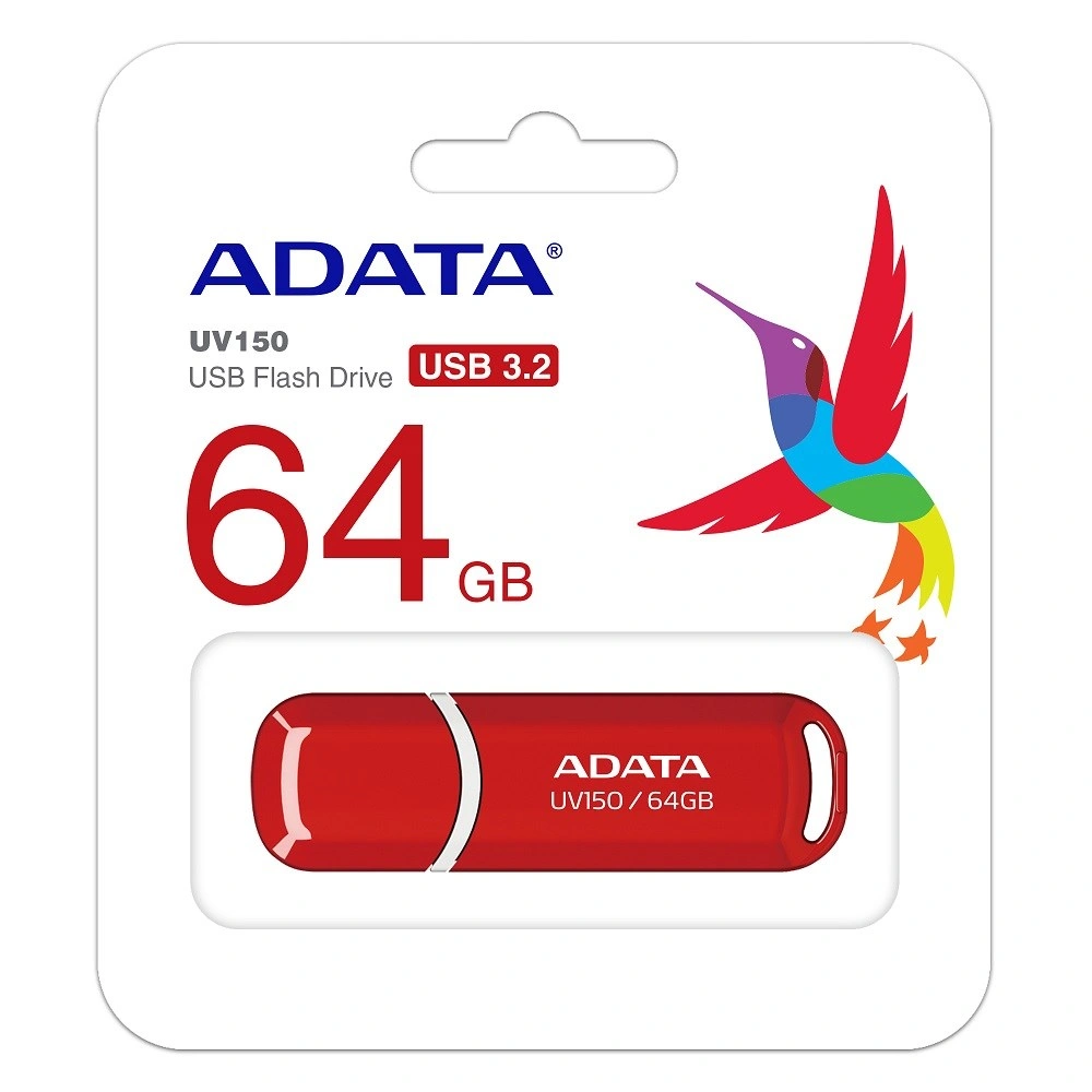 ADATA UV150 64GB, červená