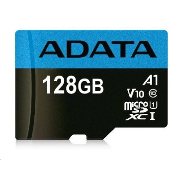 ADATA Premier microSDXC 128GB UHS-I Class 10 + SD adaptér