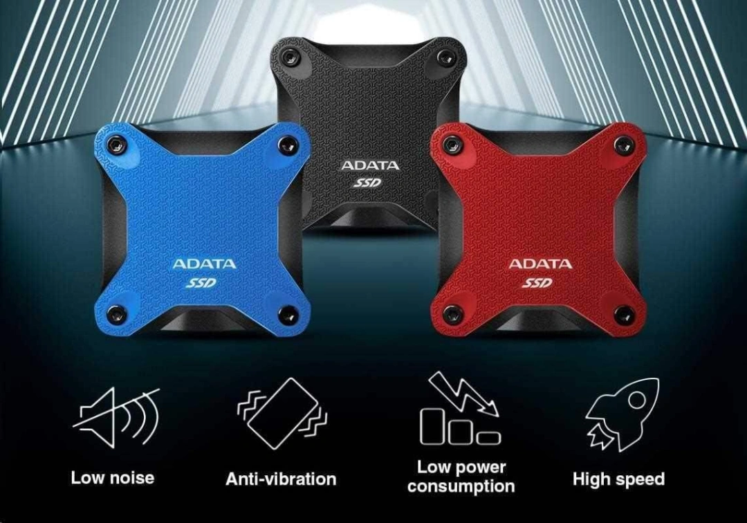 ADATA ASD600Q, USB3.1 - 480GB, červená