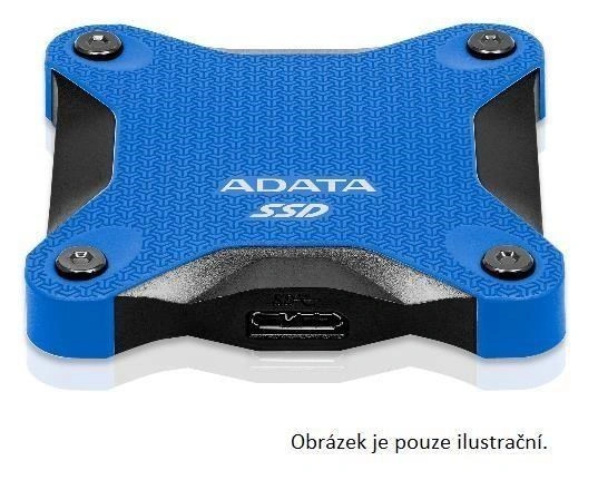 ADATA ASD600Q, USB3.1 - 480GB, červená