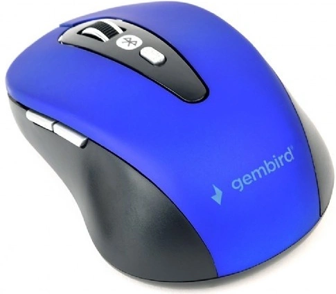 GEMBIRD myš MUSWB-6B-01-B, Bluetooth, černo-modrá