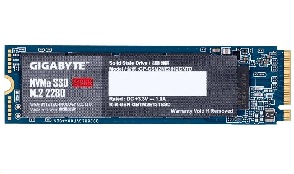 GIGABYTE SSD, M.2 - 512GB