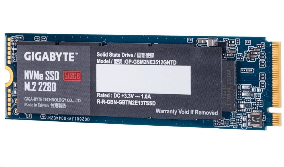 GIGABYTE SSD, M.2 - 512GB