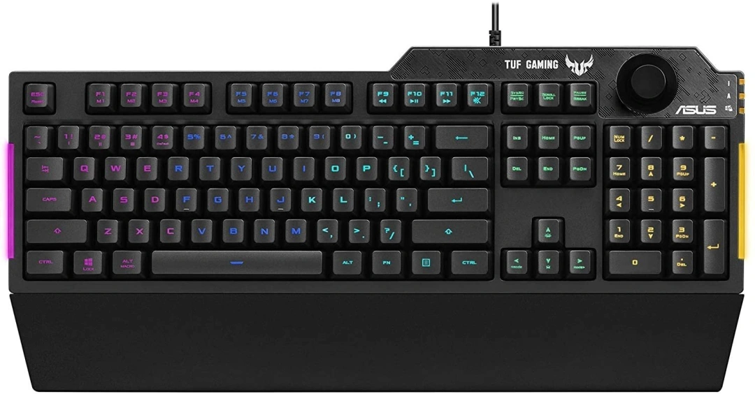 Asus TUF Gaming K1, černá