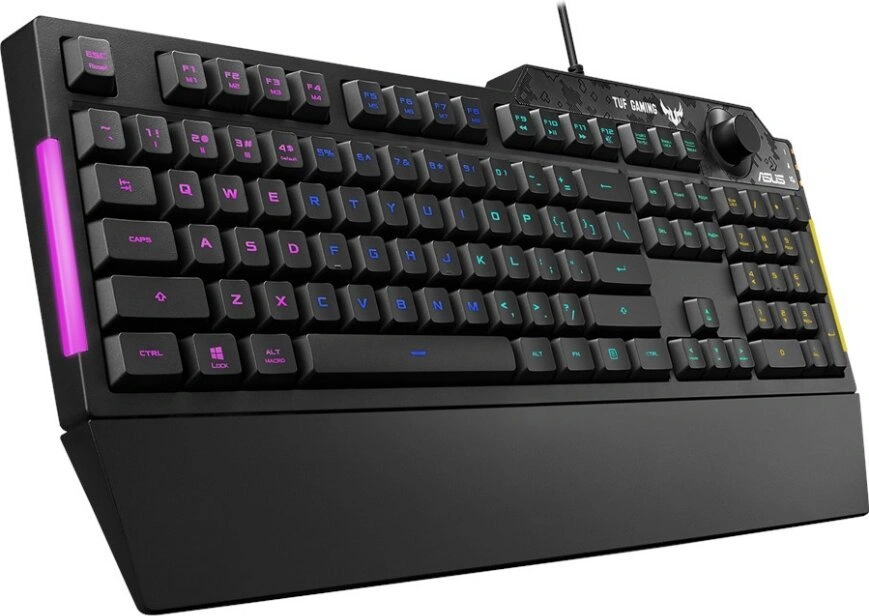 Asus TUF Gaming K1, černá