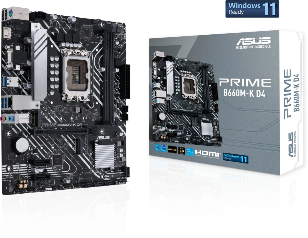 ASUS PRIME B660M-K D4 (DDR4) - Intel B660
