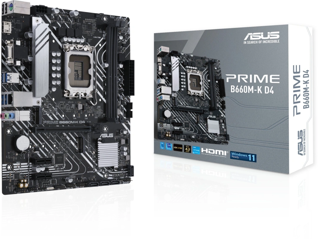 ASUS PRIME B660M-K D4 (DDR4) - Intel B660