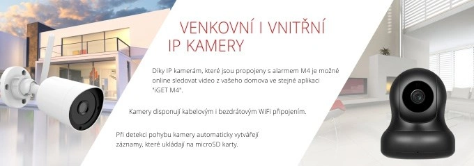 iGET SECURITY M4 - WiFi/GSM zabezpečovací systém alarm