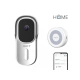  iGET HOME Doorbell DS1 White + Chime CHS1 White