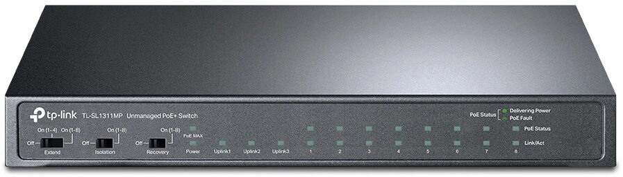 TP-LINK TL-SL1311MP 8-port PoE+