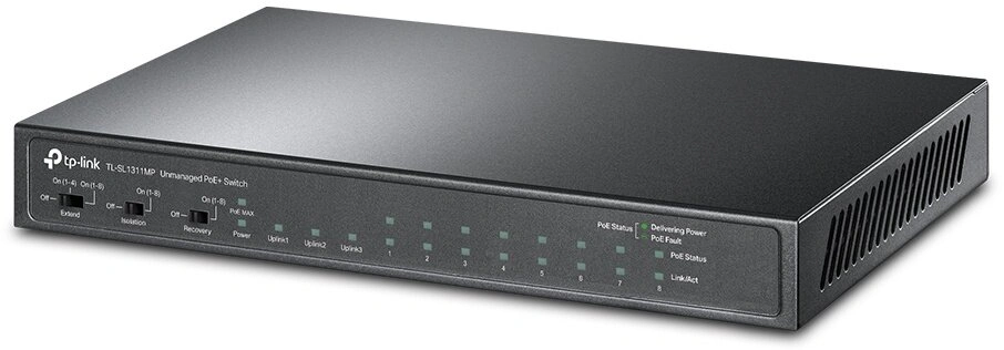 TP-LINK TL-SL1311MP 8-port PoE+