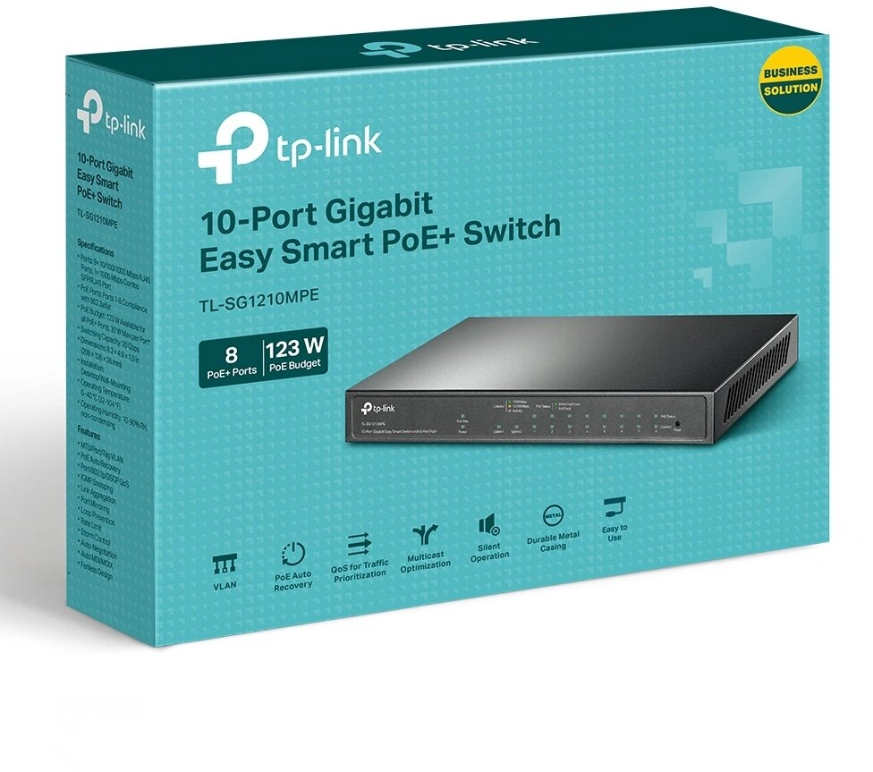 TP-LINK TL-SG1210MPE 10-port PoE+