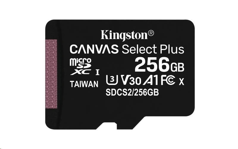 Kingston Canvas Plus microSDXC 256GB bez adaptéru