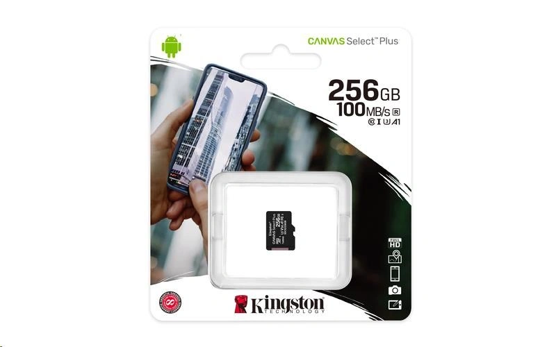 Kingston Canvas Plus microSDXC 256GB bez adaptéru