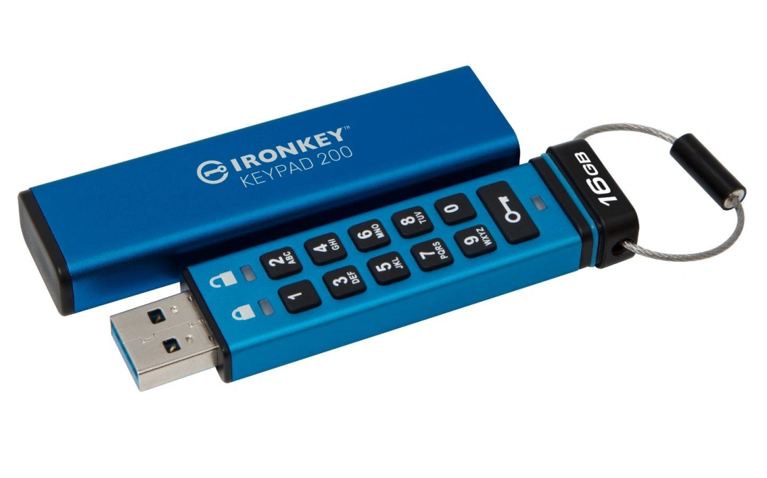 Kingston Flash Disk IronKey 16GB Keypad 200