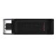 Kingston Flash Disk 256GB DataTraveler DT70 Black