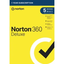 Norton 360 Deluxe 50GB +VPN 1 uživatel pro 5 zařízení na 1 rok 