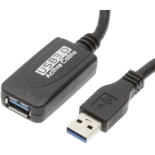 PremiumCord USB 3.0, A-A, 5m repeater a prodlužovací kabel