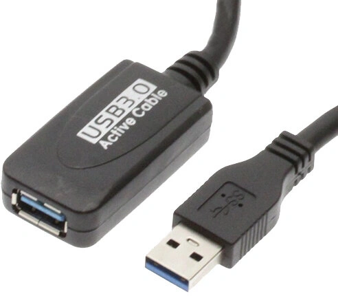 PremiumCord USB 3.0, A-A, 5m repeater a prodlužovací kabel