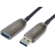 PremiumCord prodlužovací optický kabel USB-A 3.0, 25m, černá