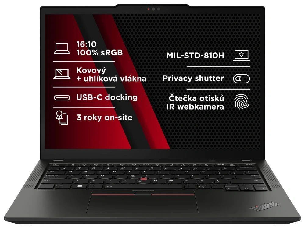 Lenovo ThinkPad X13 Gen 4 (AMD), černá