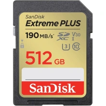 SanDisk SDXC Extreme Plus, 512 GB