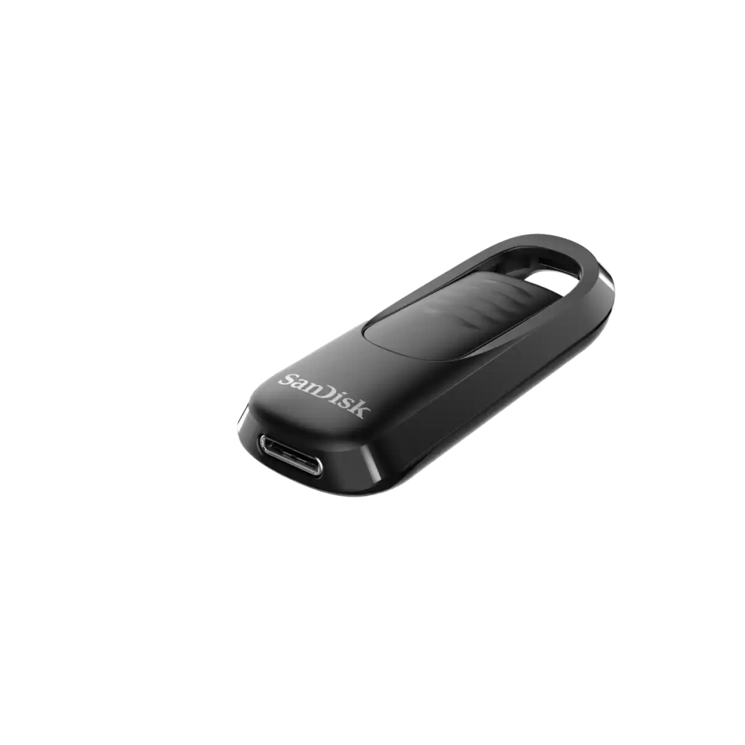 Flash USB SanDisk Ultra Slider 64 GB USB-C, černá