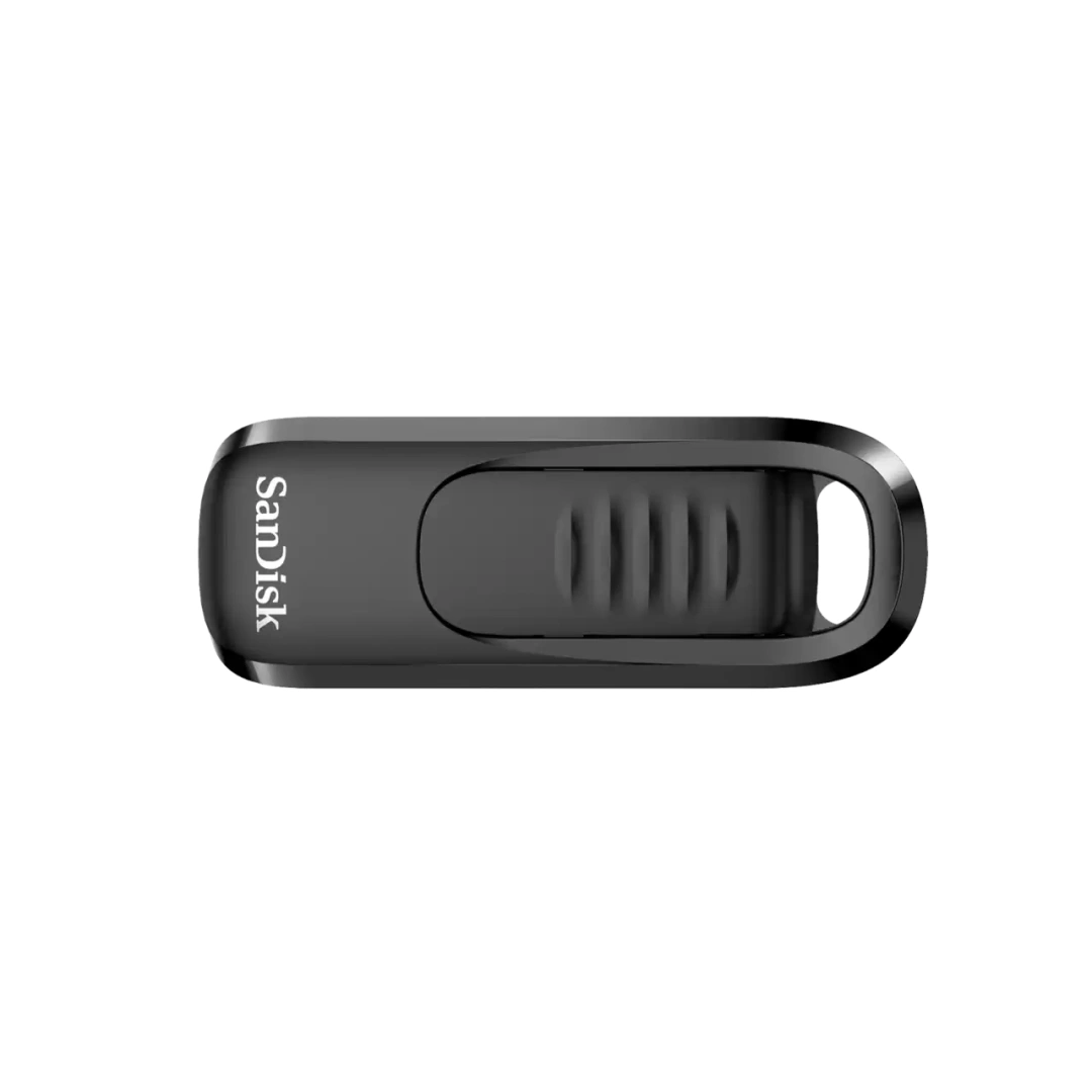 Flash USB SanDisk Ultra Slider 64 GB USB-C, černá