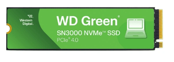 WD GREEN SSD 1TB SN3000, PCIe Gen4x4, M.2