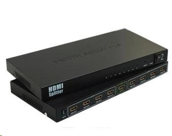 PremiumCord HDMI splitter 1-8 portů kovový (khsplit8b)