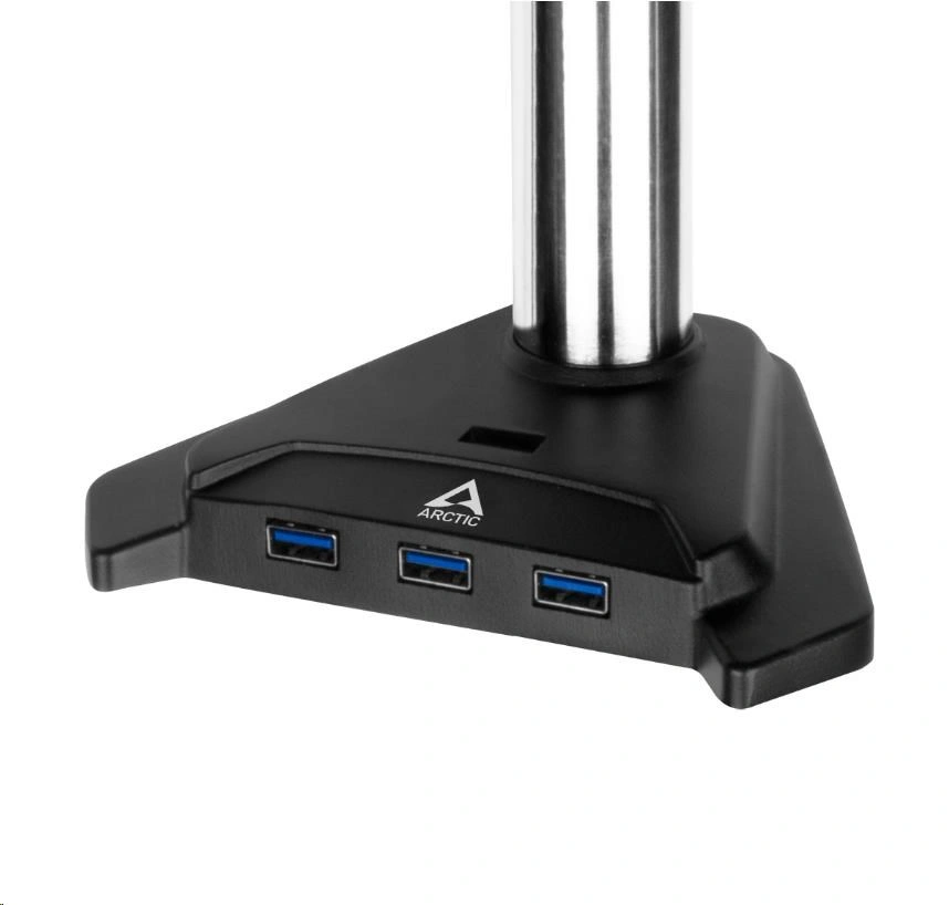 Arctic Z2 3D Gen 3 stolní držák pro LCD, USB 3.0 HUB, černá