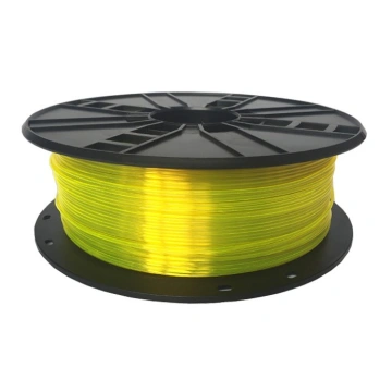 Gembird tlačová struna (filament), PETG, 1,75mm, 1kg, žltá