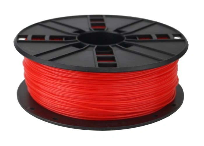 Gembird tisková struna (filament), PLA, 1,75mm, 1kg, fluorescentní červená