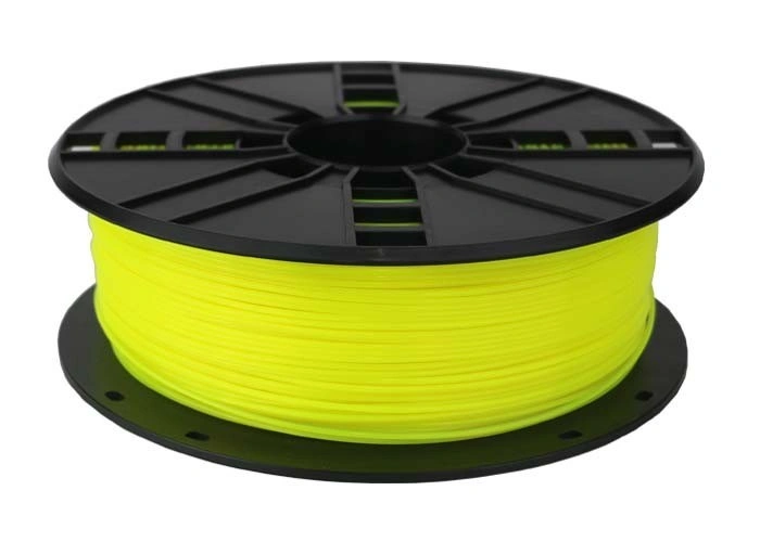 Gembird tisková struna (filament), PLA, 1,75mm, 1kg, fluorescentní žlutá