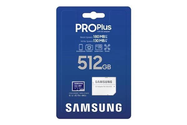 Samsung microSDXC 1TB PRO Plus + SD adapter