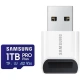 Samsung microSDXC 1TB PRO Plus + USB adapter (MB-MD1T0SB/WW)