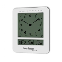 TechnoLine WT 745W Budík digitální, bílý