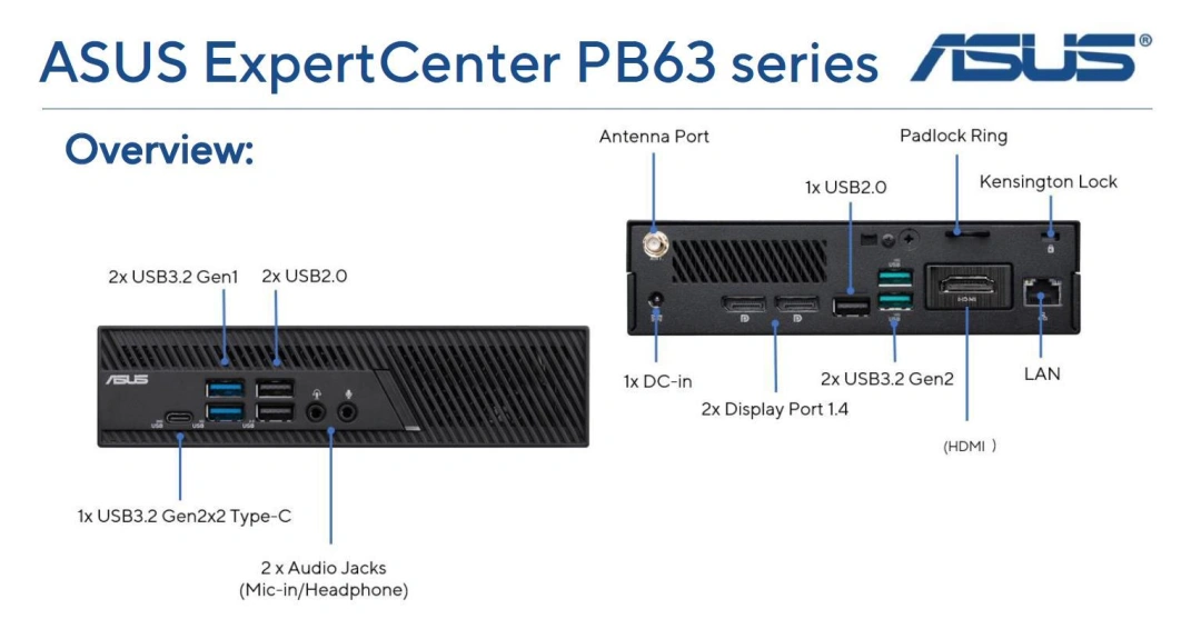 ASUS PB63-B3014MH (90MS02R1-M000E0)