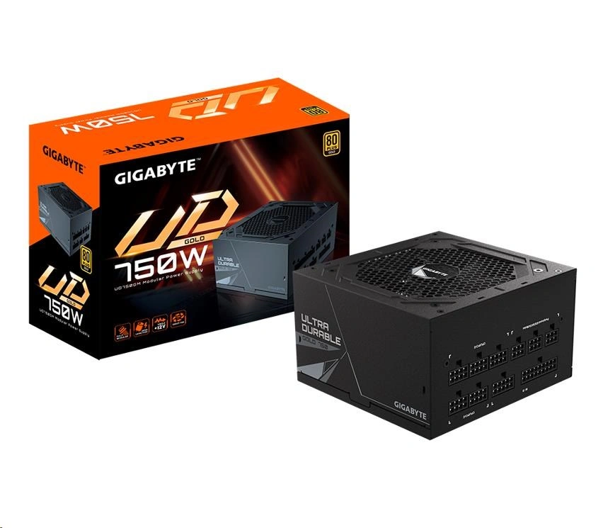 Gigabyte UD750GM, 750W, 80+ Gold, 120mm fan