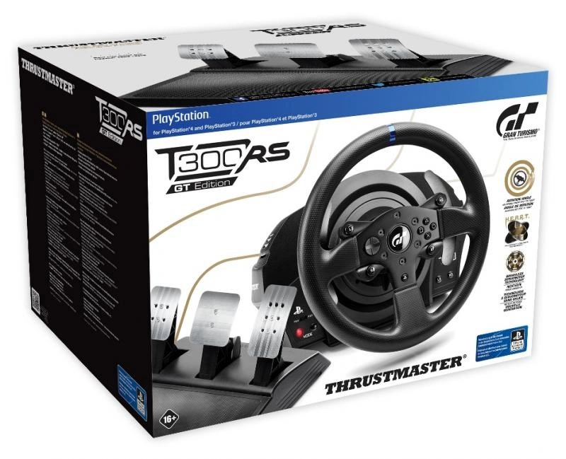 Thrustmaster T300 RS + pedály T3PA, GT edition (PS3, PS4, PC)