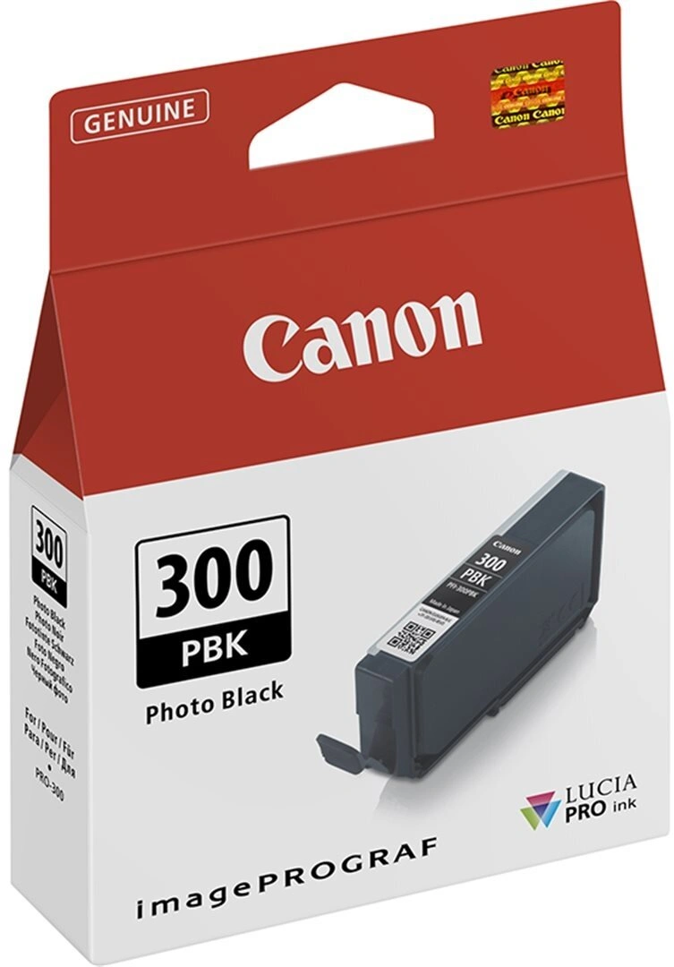 Canon PFI-300PBk, photo černá