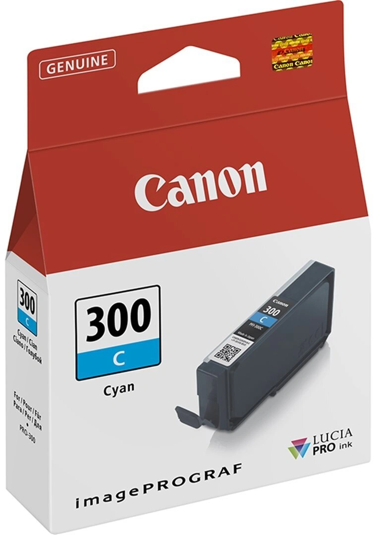 Canon PFI-300C, azurová