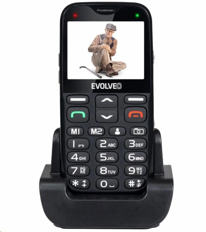 Evolveo EasyPhone EP-650-XGB, Black