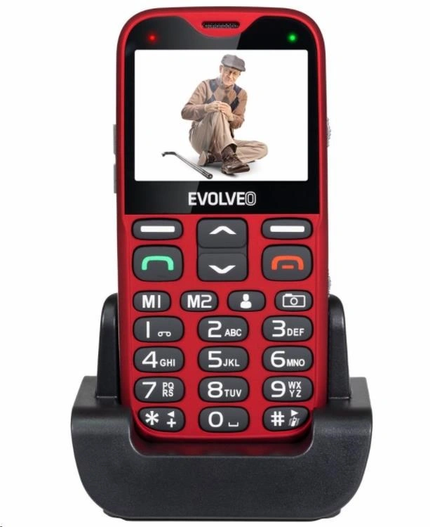 Evolveo EasyPhone EP-650-XGR, Red